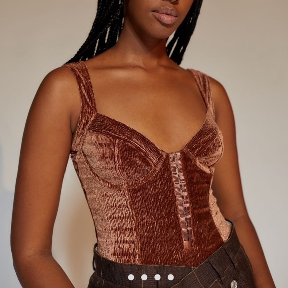 Out From Under Velvet Bodysuit